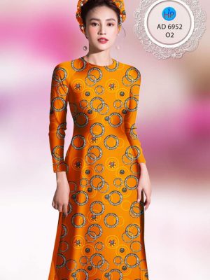 Vải áo dài hoa văn đều mới ra AD 6952 23 vai ao dai hoa van deu cuc dep 1882127