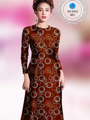 Vải áo dài hoa văn đều mới ra AD 6952 36 vai ao dai hoa van deu cuc hot 1582127
