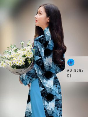 Vải áo dài hoa văn kiểu mới AD 9562 28 vai ao dai hoa van deu cuc hot 1795161