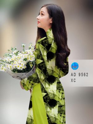 Vải áo dài hoa văn kiểu mới AD 9562 26 vai ao dai hoa van deu cuc hot 69537