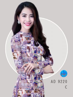Vải áo dài hoa văn đều thiết kế 2020 AD 9220 23 vai ao dai hoa van deu da dang 447271