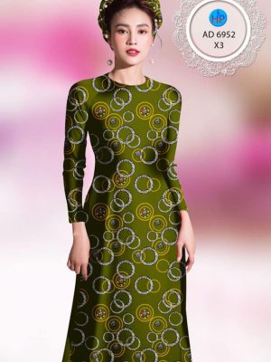Vải áo dài hoa văn đều mới ra AD 6952 26 vai ao dai hoa van deu dang hot 1582246