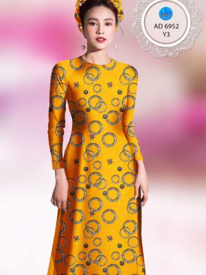 Vải áo dài hoa văn đều mới ra AD 6952 32 vai ao dai hoa van deu duoc chon nhieu 382177
