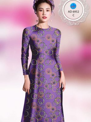 Vải áo dài hoa văn đều mới ra AD 6952 27 vai ao dai hoa van deu duoc tim nhieu 1282229