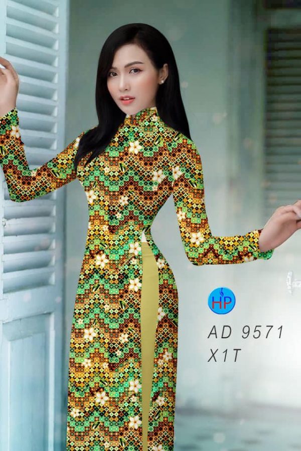 vai ao dai hoa van deu phong cach 1135181