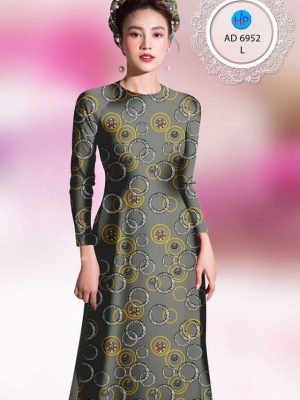 Vải áo dài hoa văn đều mới ra AD 6952 28 vai ao dai hoa van deu phong cach 1982130