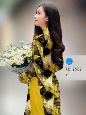 Vải áo dài hoa văn kiểu mới AD 9562 27 vai ao dai hoa van deu thanh lich 1995131