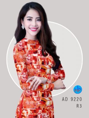 Vải áo dài hoa văn đều thiết kế 2020 AD 9220 24 vai ao dai hoa van deu thanh lich 84711