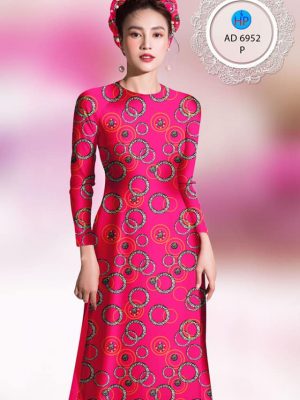 Vải áo dài hoa văn đều mới ra AD 6952 21 vai ao dai hoa van deu thuot tha 1482247