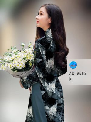 Vải áo dài hoa văn kiểu mới AD 9562 21 vai ao dai hoa van deu vua ra 49529