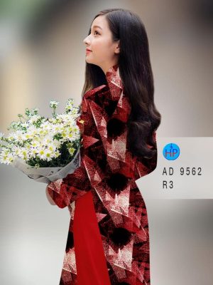 Vải áo dài hoa văn kiểu mới AD 9562 29 vai ao dai hoa van deu vua ra 595258