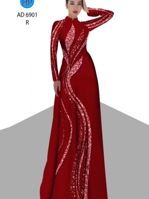 Vải áo dài hoa văn mới ra AD 6901 40 vai ao dai hoa van doc dao 1187116