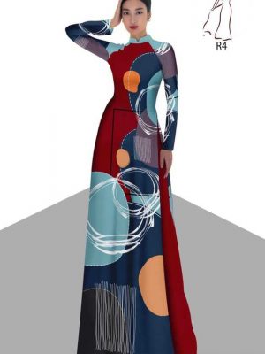 Vải áo dài hoa văn kiểu mới AD H10606 25 vai ao dai hoa van doc dao 13