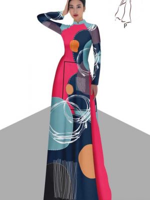 Vải áo dài hoa văn kiểu mới AD H10606 23 vai ao dai hoa van doc dao 15