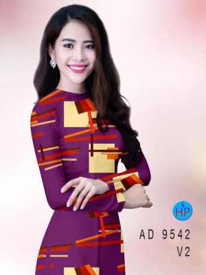 Vải áo dài hoa văn mới ra AD 9542 26 vai ao dai hoa van doc dao 206230