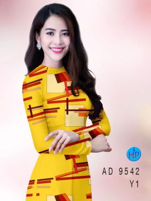 Vải áo dài hoa văn mới ra AD 9542 29 vai ao dai hoa van doc dao 306273