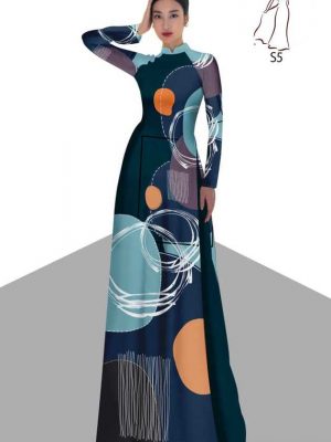 Vải áo dài hoa văn kiểu mới AD H10606 34 vai ao dai hoa van doc dao 4