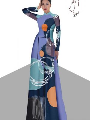 Vải áo dài hoa văn kiểu mới AD H10606 32 vai ao dai hoa van doc dao 6