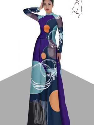 Vải áo dài hoa văn kiểu mới AD H10606 31 vai ao dai hoa van doc dao 7