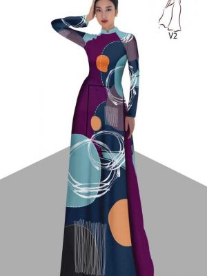 Vải áo dài hoa văn kiểu mới AD H10606 30 vai ao dai hoa van doc dao 8