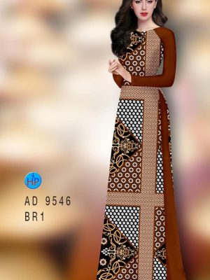 Vải áo dài hoa văn mới ra AD 9546 22 vai ao dai hoa van doc dao 98062