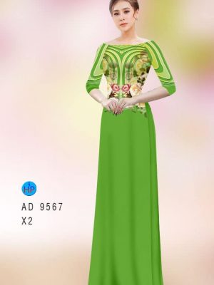 Vải áo dài hoa văn độc đáo thiết kế 2020 AD 9567 23 vai ao dai hoa van doc dao 987256