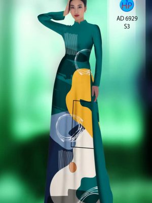 Vải áo dài hoa văn kiểu mới AD 6929 22 vai ao dai hoa van doc dao cuc dep 528210