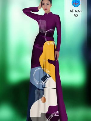 Vải áo dài hoa văn kiểu mới AD 6929 32 vai ao dai hoa van doc dao gia tot 1128253