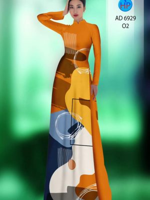 Vải áo dài hoa văn kiểu mới AD 6929 26 vai ao dai hoa van doc dao long lanh 132832