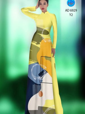 Vải áo dài hoa văn kiểu mới AD 6929 33 vai ao dai hoa van doc dao nam nay 828117