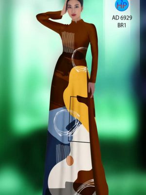 Vải áo dài hoa văn kiểu mới AD 6929 25 vai ao dai hoa van doc dao thanh lich 12877