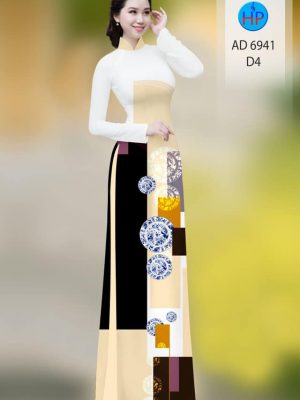 Vải áo dài hoa văn kiểu mới AD 6941 31 vai ao dai hoa van duoc tim nhieu 1502197