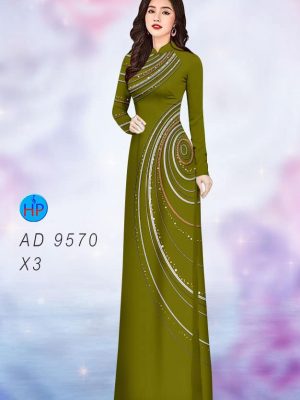 Vải áo dài hoa văn kiểu mới AD 9570 25 vai ao dai hoa van gia tot 1060154