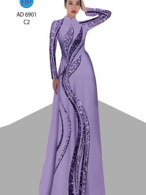 Vải áo dài hoa văn mới ra AD 6901 27 vai ao dai hoa van gia tot 208724