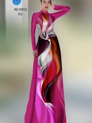 Vải áo dài hoa văn thiết kế 2020 AD 6910 35 vai ao dai hoa van long lanh 496159