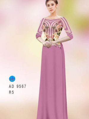 Vải áo dài hoa văn độc đáo thiết kế 2020 AD 9567 28 vai ao dai hoa van mau moi 118784