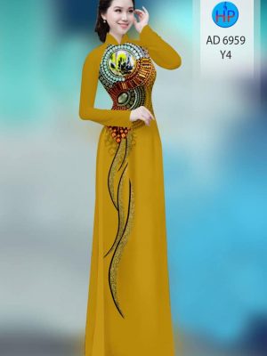 Vải áo dài hoa văn kiểu mới AD 6959 23 vai ao dai hoa van nam nay 2030156