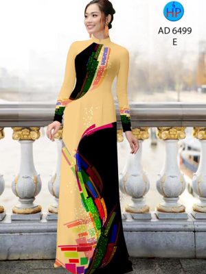 Vải áo dài hoa văn 3D thiết kế 2020 AD 6499 26 vai ao dai hoa van nam nay 72811