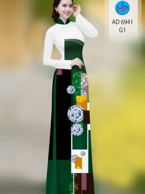 Vải áo dài hoa văn kiểu mới AD 6941 29 vai ao dai hoa van phong cach 602188