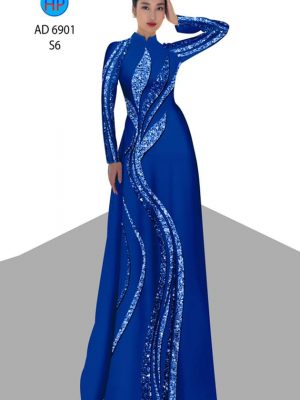 Vải áo dài hoa văn mới ra AD 6901 32 vai ao dai hoa van rat dep 208798