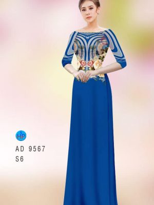Vải áo dài hoa văn độc đáo thiết kế 2020 AD 9567 25 vai ao dai hoa van rat dep 38749