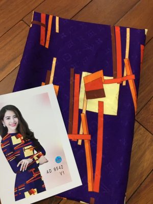Vải áo dài hoa văn mới ra AD 9542 44 vai ao dai hoa van soc vua in thuot tha 10891