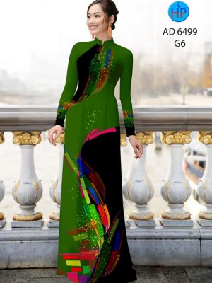 Vải áo dài hoa văn 3D thiết kế 2020 AD 6499 28 vai ao dai hoa van thanh lich 1328213