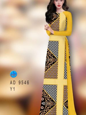 Vải áo dài hoa văn mới ra AD 9546 33 vai ao dai hoa van thanh lich 1580299