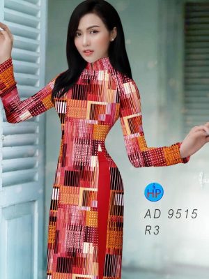 Vải áo dài hoa văn mới ra AD 9515 31 vai ao dai hoa van thanh lich 700113