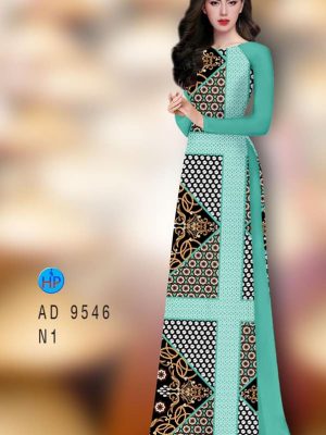 Vải áo dài hoa văn mới ra AD 9546 21 vai ao dai hoa van ua chuong 68097