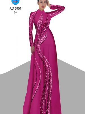 Vải áo dài hoa văn mới ra AD 6901 30 vai ao dai hoa van ua thich 1487132