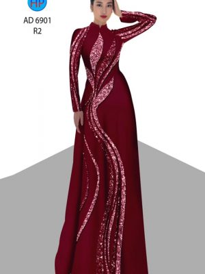 Vải áo dài hoa văn mới ra AD 6901 41 vai ao dai hoa van ua thich 787114