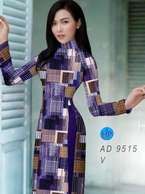 Vải áo dài hoa văn mới ra AD 9515 27 vai ao dai hoa van vua ra 1500183