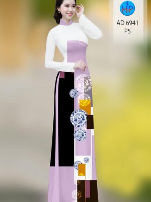Vải áo dài hoa văn kiểu mới AD 6941 26 vai ao dai hoa van vua ra 1802187